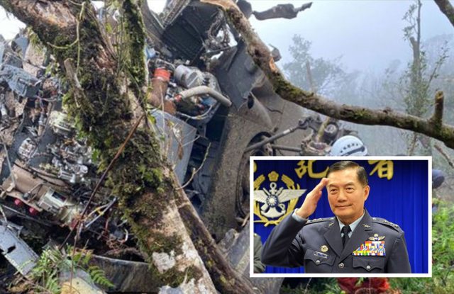 Taiwan’s-Air-Force-General-went-missing-after-helicopter-crash-landing