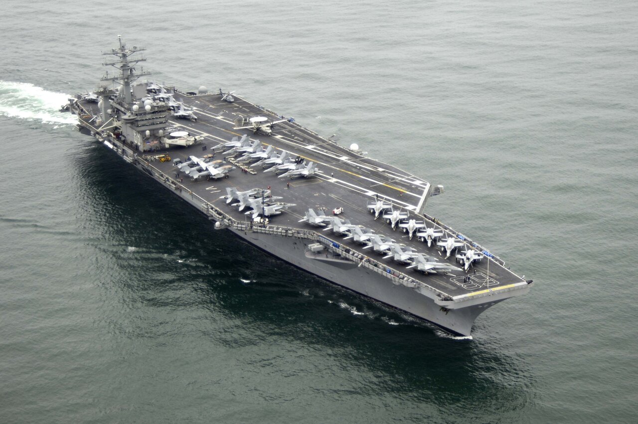 Two US Navy Aircraft Crash Off USS Nimitz, Crews Rescued Two US Navy Aircraft Crash Off USS Nimitz, Crews Rescued