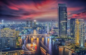 The Role of Casinos, Cryptocurrency, and Underground Banking in Fueling Crime Across East and Southeast Asia Bangkok Skyline