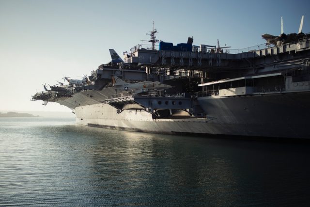 Philippines and U.S. Begin Joint Patrols in South China Sea Amid Rising Tensions Three Philippine navy vessels and a U.S. littoral combat ship sail together in the South China Sea during joint military patrols.