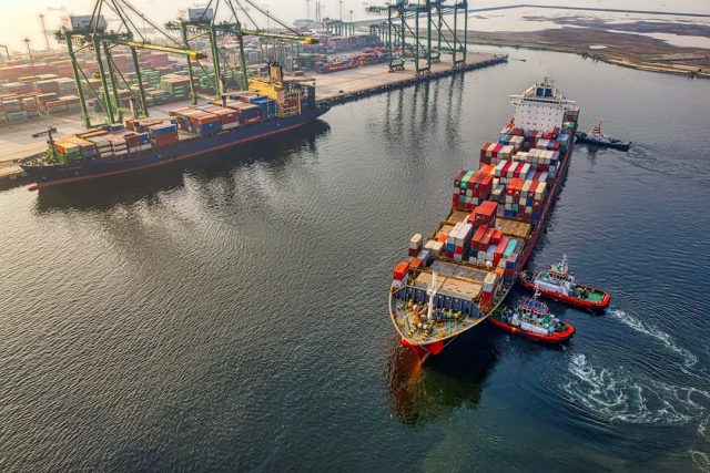 169 Nations and EU Now Party to UNCLOS as of October 2024 A cargo ship sails across the open ocean under a cloudy sky, representing international waters governed by the new High Seas Treaty.