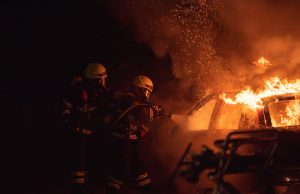 Manama Souq Fire Destroys 25 Shops in Bahrain Capital Flames and smoke rise above the cramped wooden stalls of Manama Souq as firefighters work in narrow alleys after the June 2024 blaze.