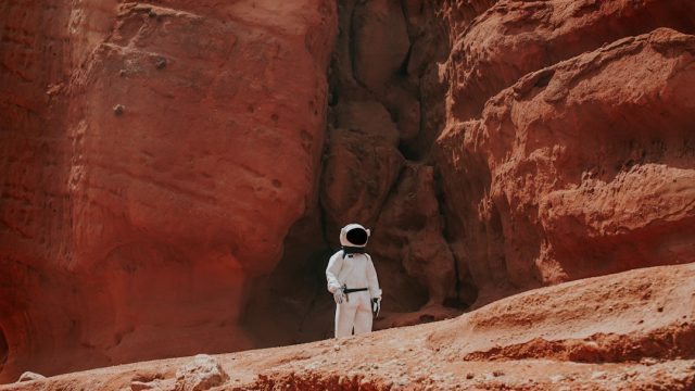 NASA's Perseverance Rover Records First Electric Discharges on Mars NASA's Perseverance rover on the Martian surface near Jezero crater, with dust swirling in the thin atmosphere above its instruments.
