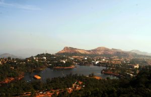 Gujarat Bus Crash Kills 7 Pilgrims in Saputara Gorge A damaged bus lies at the bottom of a steep gorge near Saputara hill station, with emergency responders and debris visible around the wreckage.