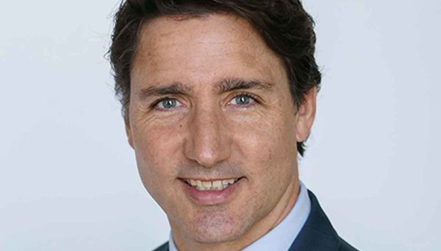 Justin Trudeau Justin Trudeau speaks at a podium in Toronto, announcing a political agreement with the New Democratic Party.