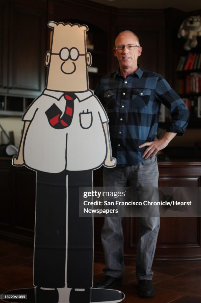 Scott Adams Dilbert Cartoonist Portrait Scott Adams Dilbert Cartoonist Portrait