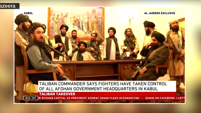 Taliban Afghanistan Facebook Ban 2021 Facebook logo displayed on a smartphone screen with a blurred background of news headlines about Afghanistan.