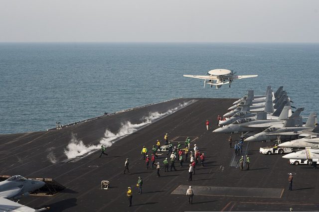 U S Aircraft Carrier In Persian Gulf A declassified Department of War mission report document titled DOW-UAP-D60 describing a UAP sighting over the Persian Gulf in August 2020.