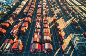 UN Report Quantifies 75 Billion Nurdles Spilled in Sri Lanka Aerial view of the X-Press Pearl container ship burning off the coast of Sri Lanka, surrounded by smoke and debris in the ocean.