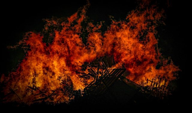 Modernist Capital's Adjacent Forest Loses 20 Percent to Fire Smoke rises from the Brasília National Forest near Oscar Niemeyer's modernist cathedral in the planned capital city.